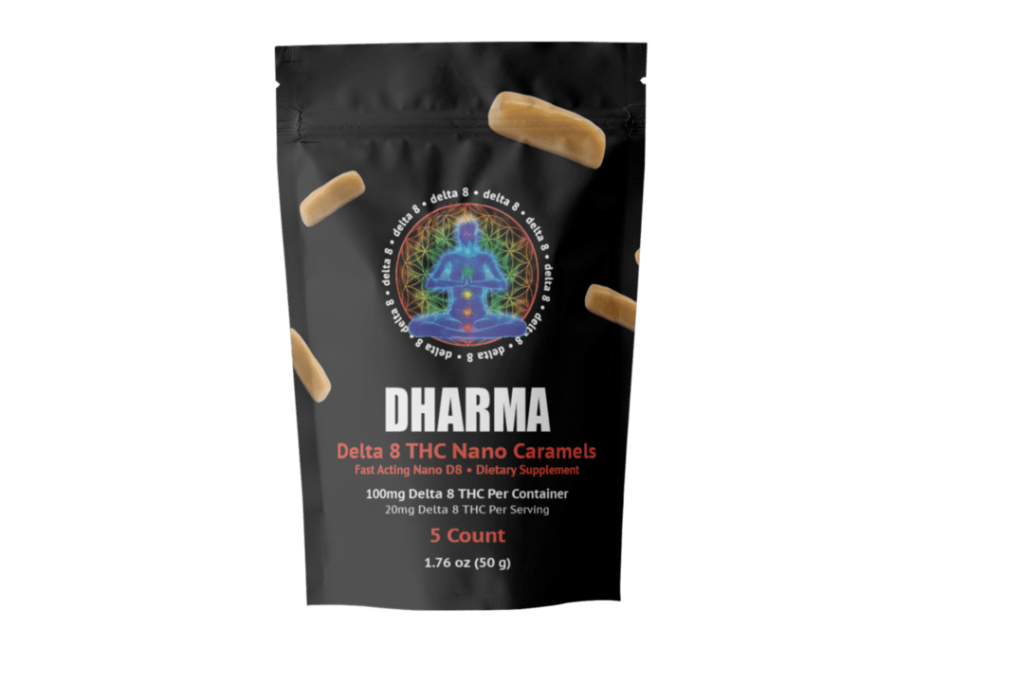 Dharma D8 Delta-8-THC Nano Caramels